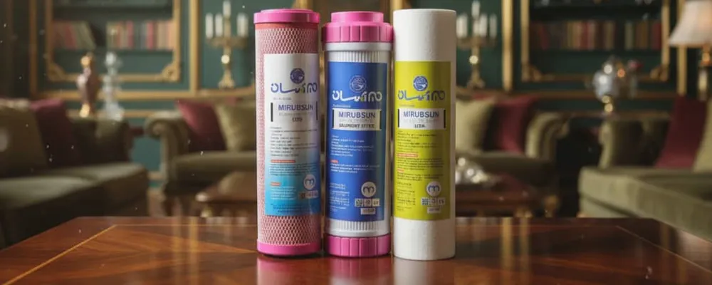 میراب سان پارس - انواع فیلتر های تصفیه آب خانگی در شیراز