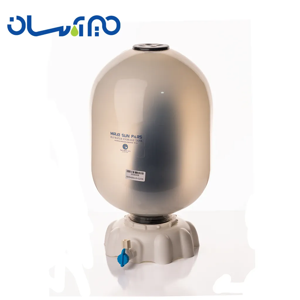 مخزن دستگاه تصفیه آب قابل شستشو و تعویض تیوپ میراب سان